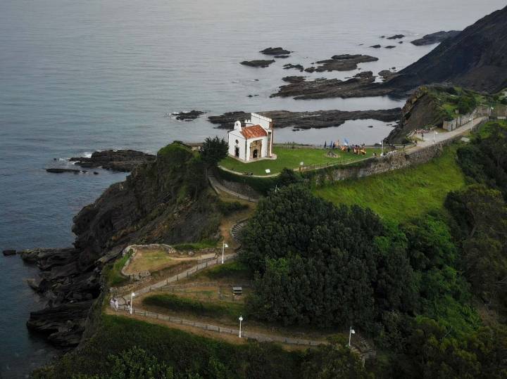 Vista aérea de la Ermita de la Guía.