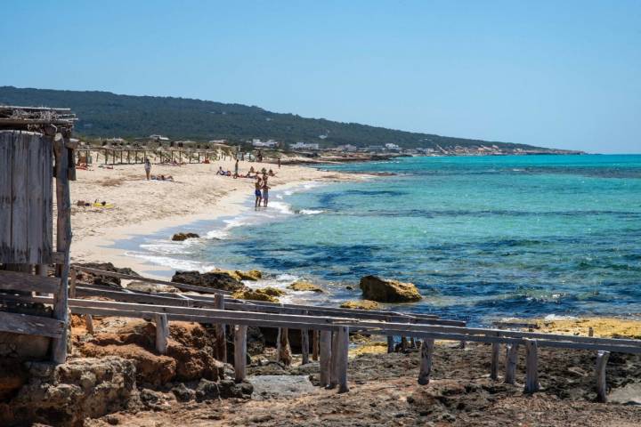 Playas de Formentera: Migjorn (varaderos)