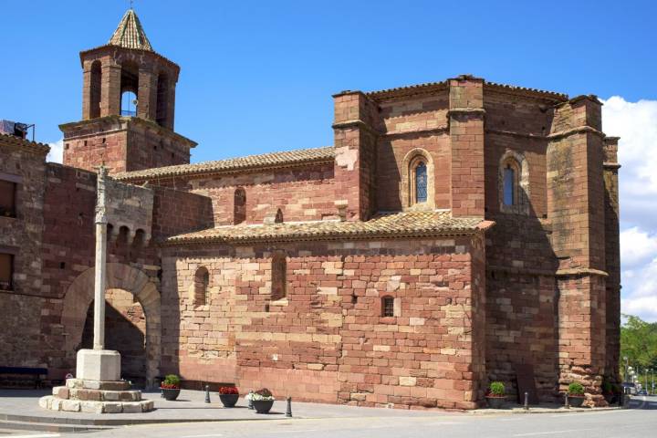 Santa Maria church in Prades, Spain