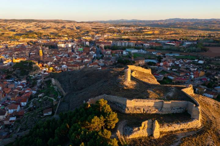 ruinas de la torre Mocha en Calatayud