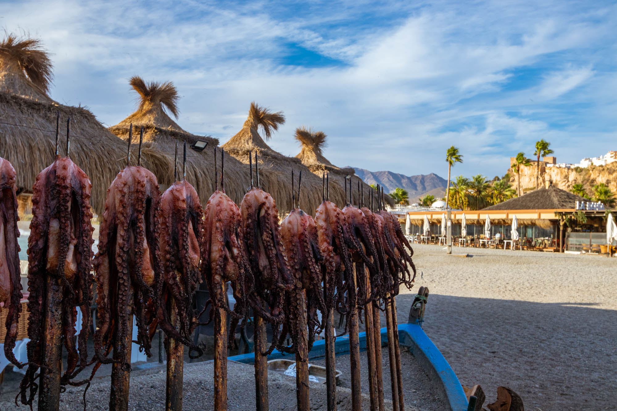 Carne a la piedra Salobreña playa“