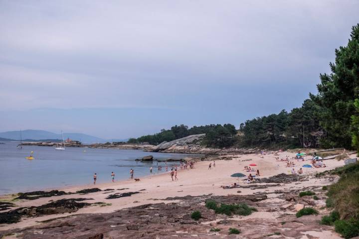 La Playa da Area da Secada, con su bandera azul, es de las favoritas de la isla