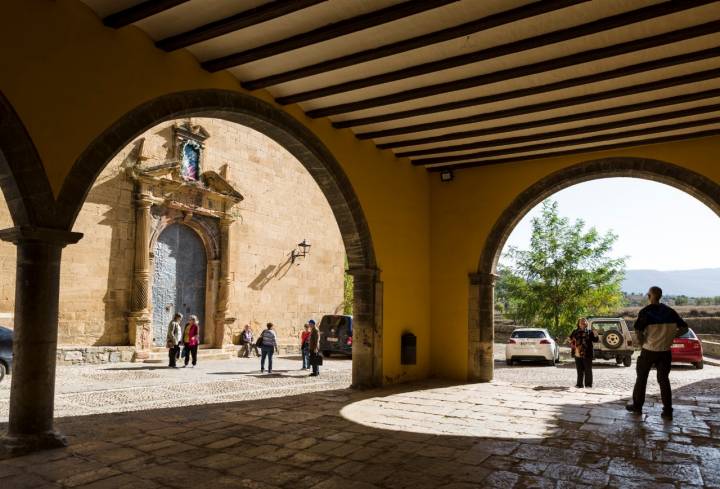 Ruta Maestrazgo Teruel Mirambel iglesia