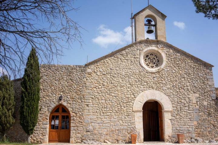 Fachada de la ermita de Santa Magdalena (Mallorca).