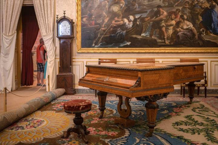 Palacio de Aranjuez piano de la Cámara del Rey