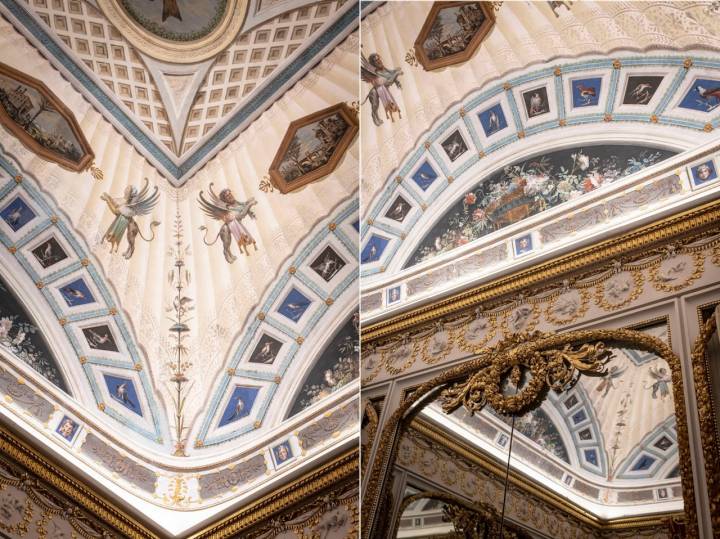 Palacio de Aranjuez Mosaico bóveda de la Sala de los Espejos