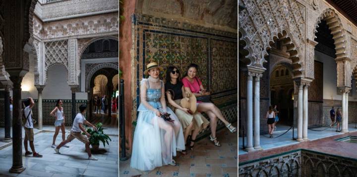 El lugar es perfecto para escapar del calor en el Alcázar.