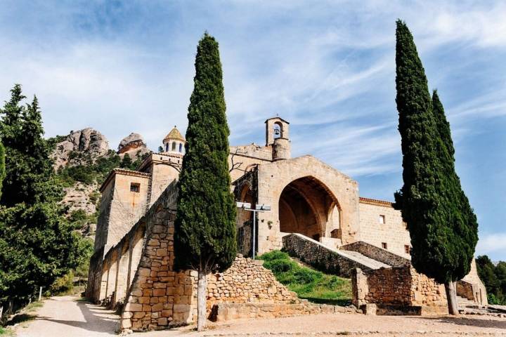 Monasterio templario Sant Salvador, en Horta de Sant Joan, Tarragona. Foto: Flaminia Pelazzi