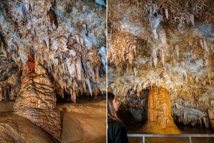 Estalactitas Cueva Pozalagua